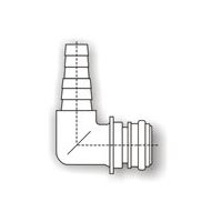 Jabsco Pumpen Anschluss Gebogen 90° für Schlauch  13 mm