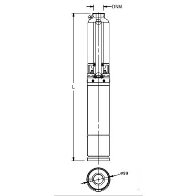 Lowara Pumpe 2 GS 07M-LC4