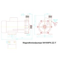 Magnetkreiselpumpe NH100PX-ZZ-T